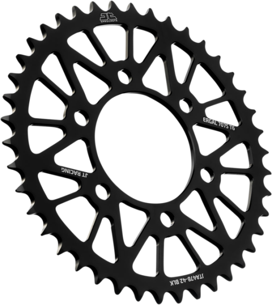 JT SPROCKETS Racelite Aluminum Rear Sprocket Black 