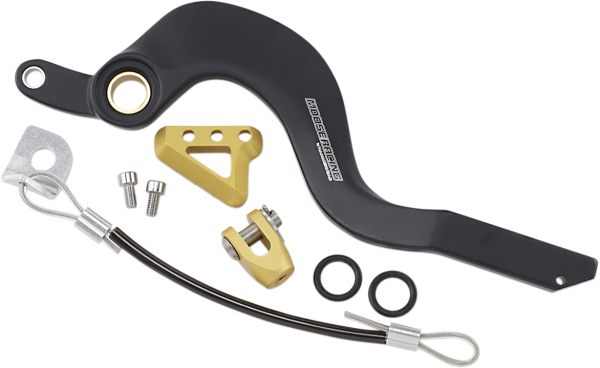 MOOSE RACING Brake Pedal Black, Gold 