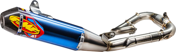 Factory 4.1 Rct Exhaust System Blue, Anodized 