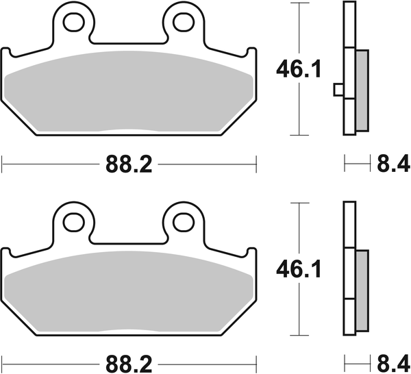 Hf Street Ceramic Organic Brake Pads-7bf4ba5cc0540674c110bc89aa7bb795.webp