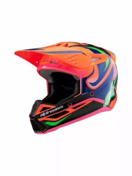 Alpinestars Youth S-m3 Deegan Helmet Orange, Pink, Purple -7bfa189d6d3589a883f425a8a58f4bb9.webp