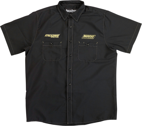 MOOSE RACING Moose Racing Shop Shirt Black -0