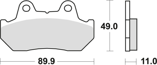 Placute frana fata/spate TRW Sinterizate STREET HONDA CBR 600 / XL 600 V '87-'90/ CX 650 / TURBO '83-'85/CB 750 / CB 900 BOLDOR '81-'83/ VT 1100 '87-'93/GL 1200/1500 '84- '00