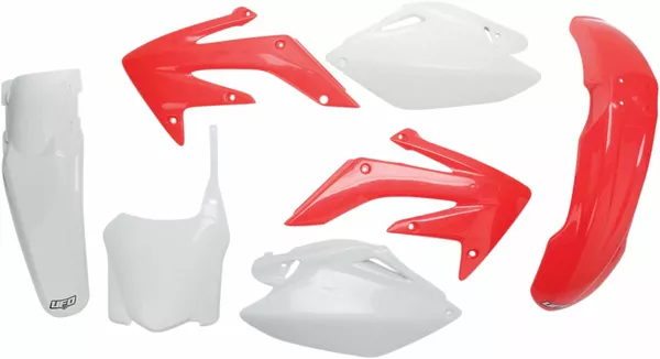 Full Body Replacement Plastic Kit Red, White-2