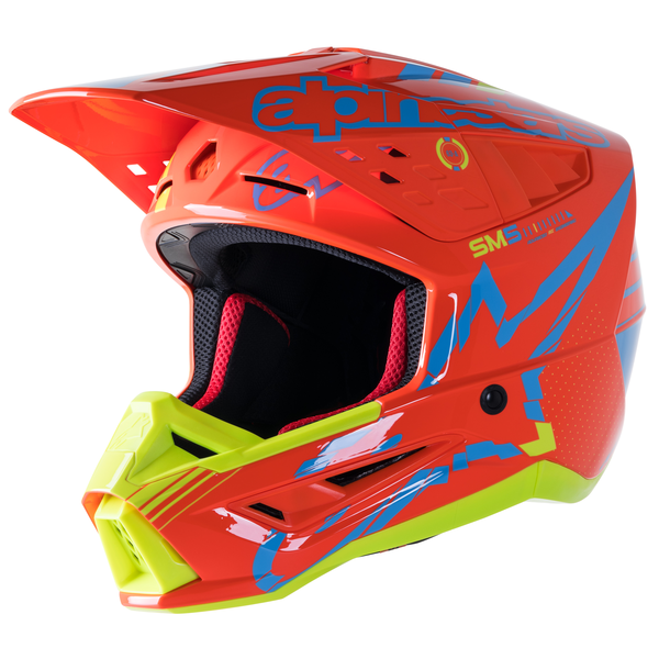 Casca Alpinestars Supertech M5 Action 2 Black/Yellow/Red-0