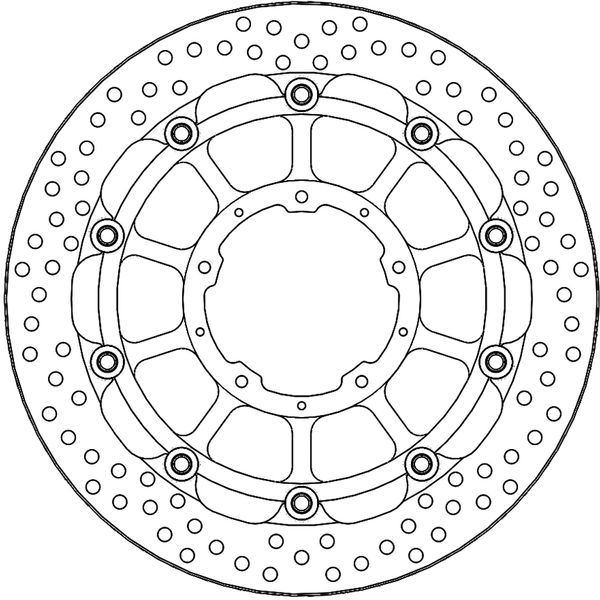 Halo Series T-floater Brake Rotor Black, Stainless Steel-7dbbf3e857a4464d7df0eacab1b227ac.webp