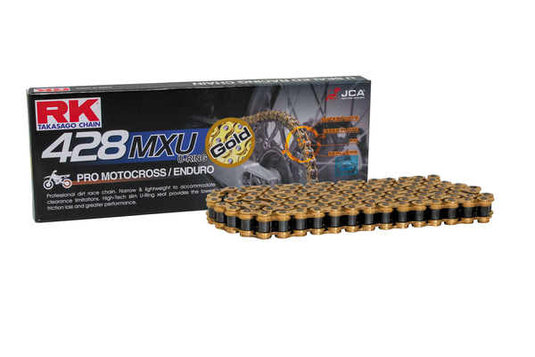 428 Mxu Drive Chain Black, Gold