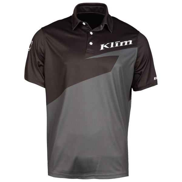 Tricou Klim Race Spec Polo Black - Asphalt-7de560bc9fbc1711e2f362011fad60e7.webp