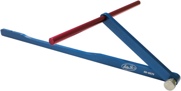 Clip-on Handlebar Alignment Tool Anodized, Blue, Red