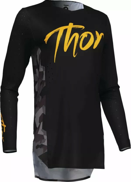 Tricou Enduro Dama Thor Sportmode Shadow Gray/Black-0