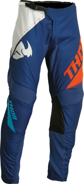 Pantaloni Thor Sector Edge Navy/Orange-7