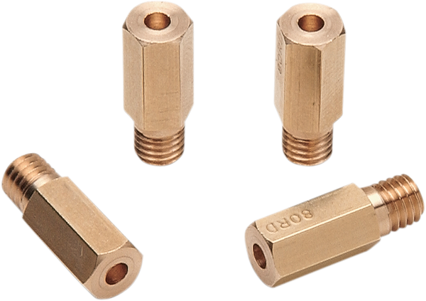 A-bax Precision Keihin-style Hex Head (cr Prefix) Main Jet Brass