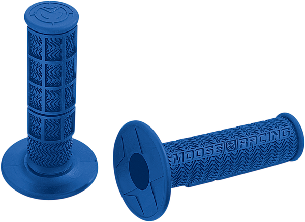 MOOSE RACING Flange Style Stealth Mx Grips Blue 