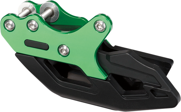 MOOSE RACING Mr-1 Colored Al Chain Guide Black, Green, Anodized -0