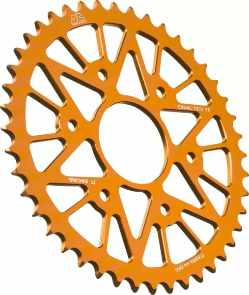 JT SPROCKETS Aluminum Rear Sprockets Orange 