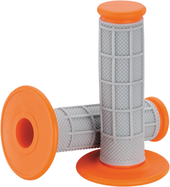 MOOSE RACING Qualifier Grips Gray, Orange 