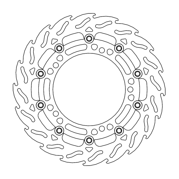 Flame Series Rotor Black