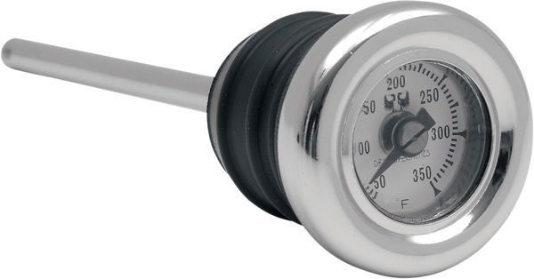 Oil Plug Temperature Gauge Chrome