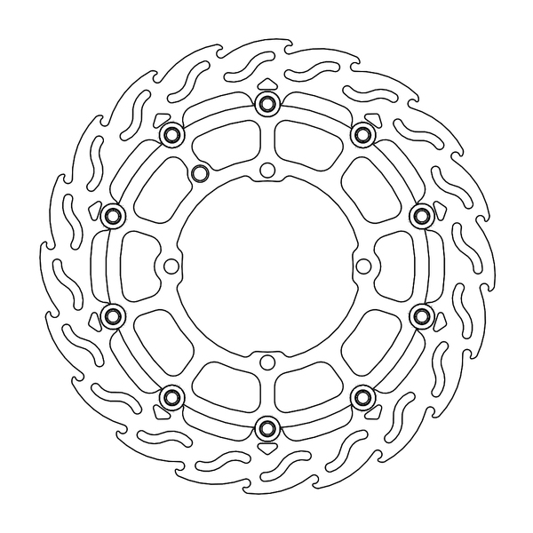 Flame Series Rotor Black