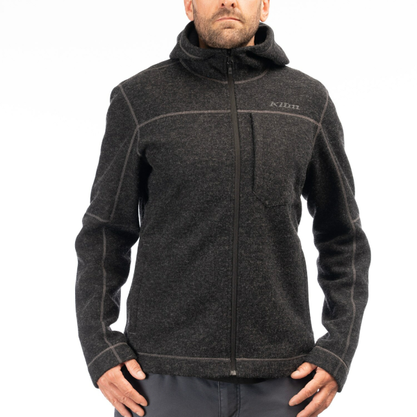 Hanorac Snowmobil Klim Bighorn Canyon Wool Fleece Mid Layer Black Heather-83bc7c8f8953a0e78929bf6acb4786e6.webp