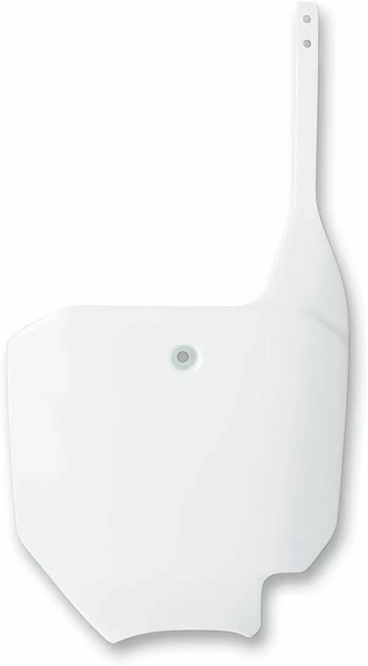 Replacement Front Number Plate White-0