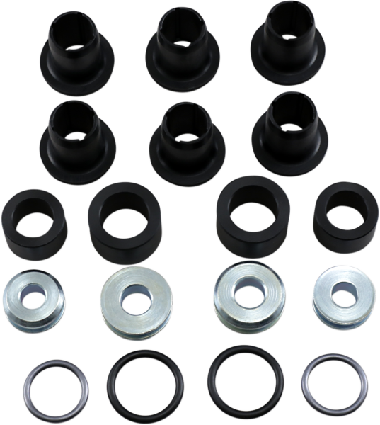 MOOSE RACING Rear Suspension Bushing Kit Black, Chrome 