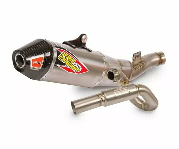 PRO CIRCUIT Ti-6 Pro, Ti-6 And T-6 Exhaust System Titanium Look 