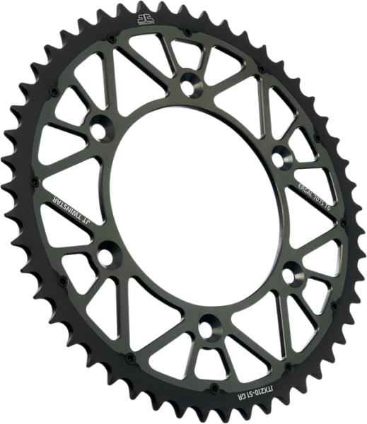 JT SPROCKETS Twinstar Rear Sprocket Graphite 