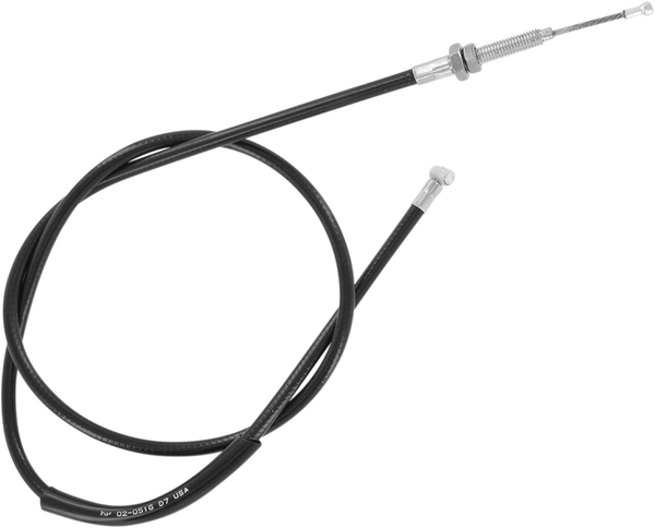 Black Vinyl Clutch Cable Black