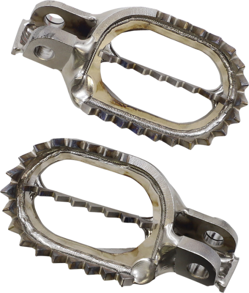 MOOSE RACING Titanium Footpegs Silver -8604ee423fcda1ffa374caecc3f7f7f1.webp