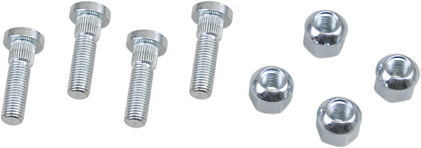 MOOSE RACING Wheel Stud-nut Kit Silver 