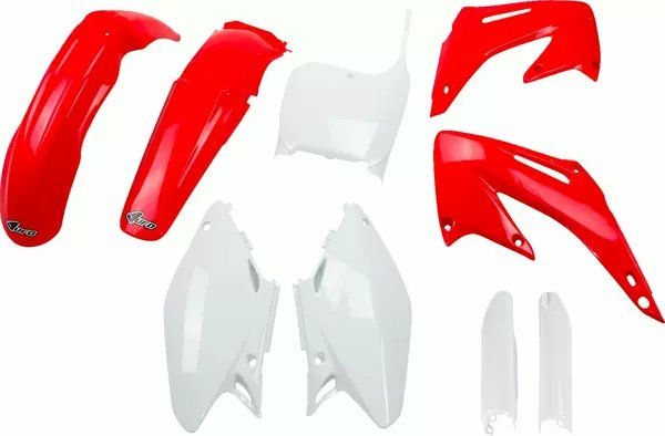 Full Body Replacement Plastic Kit Red, White-1