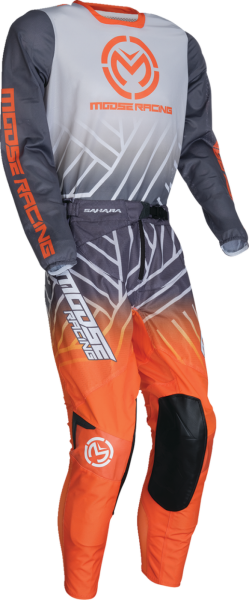 MOOSE RACING Sahara Jersey Gray, Orange -1