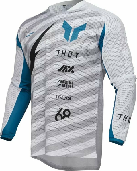 THOR Launchmode Vented Raid Jersey Gray -867dbfc9b4430806a0dabfb2ac741b42.webp