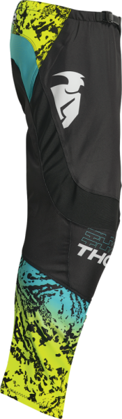 Pantaloni Thor Sector Atlas Acid/Black/Teal-10