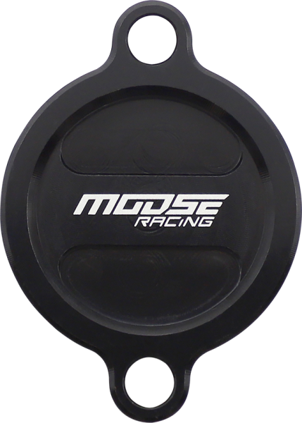 MOOSE RACING Machined Oil Filter Cover Black -0