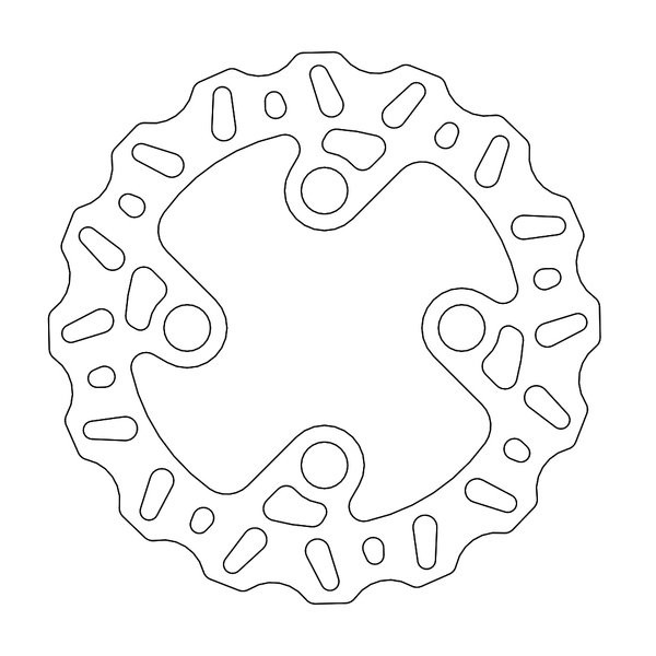 Nitro Series Brake Discs Trial Stainless Steel-0