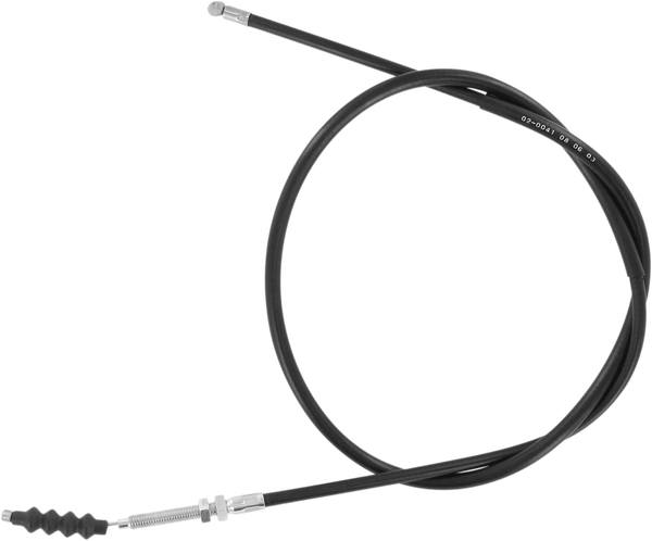 Black Vinyl Clutch Cable Black