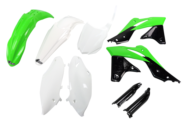 Complete Body Kit For Kawasaki White, Green, Black-0