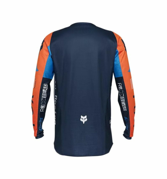 Tricou FOX 180 Race Spec Midnight/Orange-0