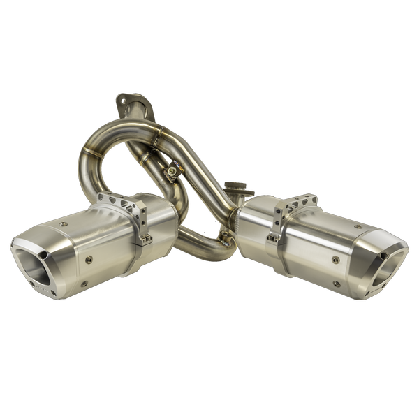 Apx Aluminium Exhaust System Brushed 