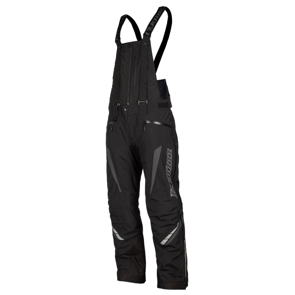 Pantaloni Snowmobil Klim Keweenaw Bib Insulated Black - Strike Orange-9