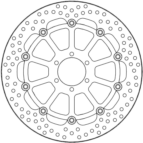 Halo Series T-floater Brake Rotor Black-88064fada0c49959c8bf5fcb193704d6.webp