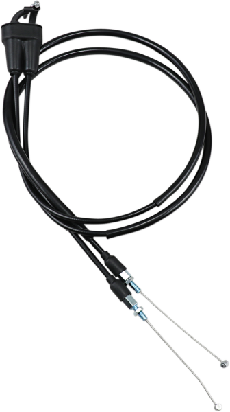 Black Vinyl Throttle Cable Black