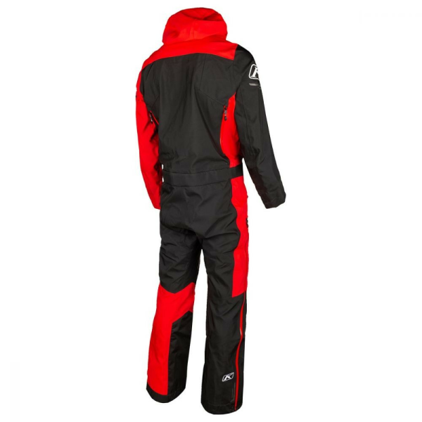 Combinezon Snowmobil Klim Lochsa One-Piece Short Black/High Risk Red Non-Insulated-0