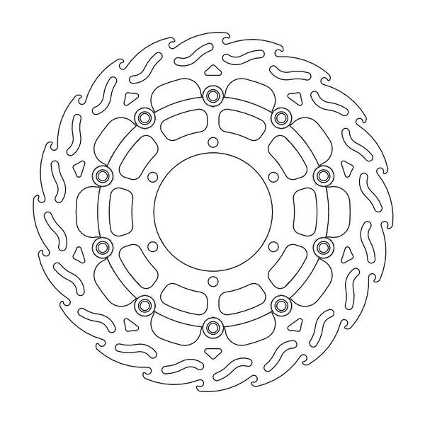 Flame Series Floating Rotor Black