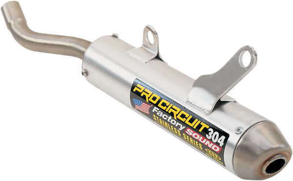 304 Factory Sound Silencer Aluminum, Brushed