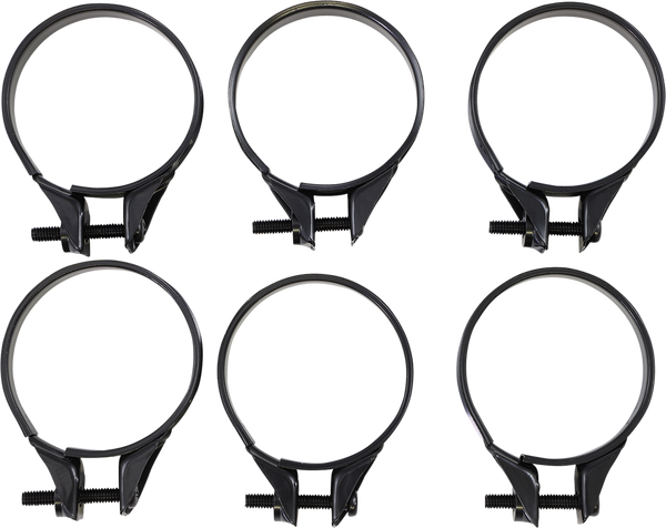 MOOSE RACING Oem Carburetor Clamps Black 