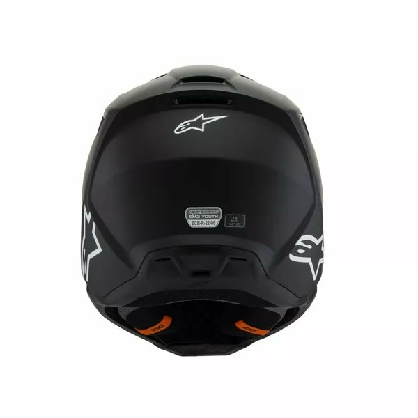 Alpinestars Youth S-m3 Solid Helmet Black -0