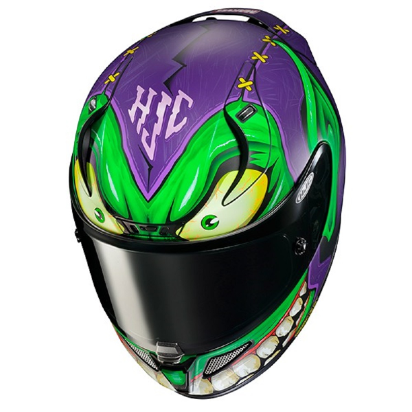 Casca HJC RPHA 11 Green Goblin Verde-2